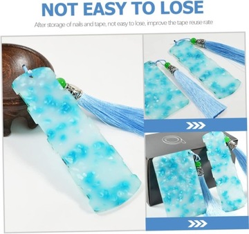 4 Стойка для хранения акриловых пластин для ногтей Guzheng