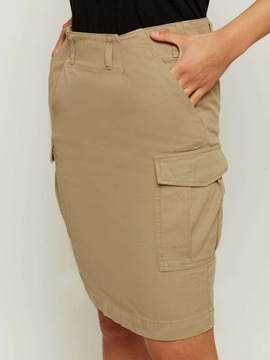 Юбка-карго цвета хаки