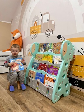 REGAŁ MONTESSORI NA KSIĄŻKI PÓŁKA SZAFKA ORGANIZER POKÓJ DZIECIĘCY Z33Z