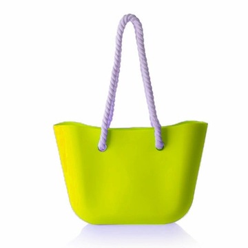 O TORBA GUMOWA TOREBKA HOBO JELLY SHOPPER BAG TGLA