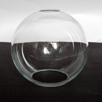 Klosz szklany kula otwarta 20cm E27,do lamp