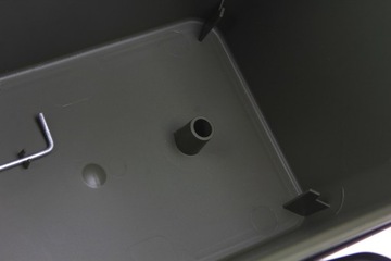 серый длинный цветочный горшок CAPRI B.BOX 50, подвесной на рейлинг, серые цветочные горшки