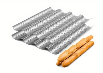 Выпечка хлеб хлеб для хлеба багетки прямоугольный металл