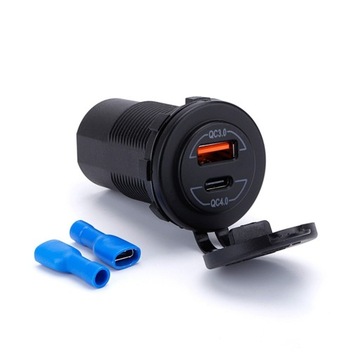 ЗАРЯДНОЕ УСТРОЙСТВО USB C+A QC 4.0 PD 60 Вт + 30 Вт ЗЕЛЕНОЕ СУПЕР БЫСТРАЯ ЗАРЯДКА