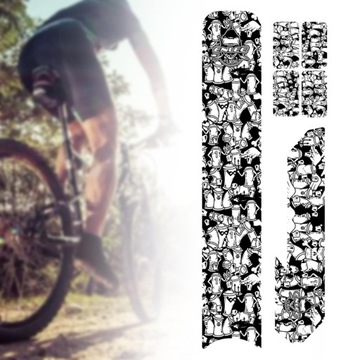 Наклейки для защиты рамы велосипеда своими руками