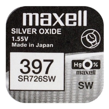 bateria srebrowa mini Maxell 396 / 397 / SR 726 SW