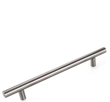 UCHWYT MEBLOWY RELING INOX METALOWY UM-150 L-128 G8 NIKIEL SZCZOTKOWANY