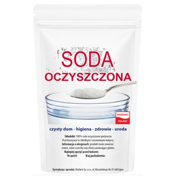 SODA OCZYSZCZONA Spożywcza, Wodorowęglan Sodu 1 kg