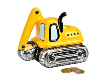 Керамическая копилка Экскаватор