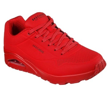 Buty sneakersy Skechers Uno Stand on SKECH AIR SPORTOWE MĘSKIE 52458-RED