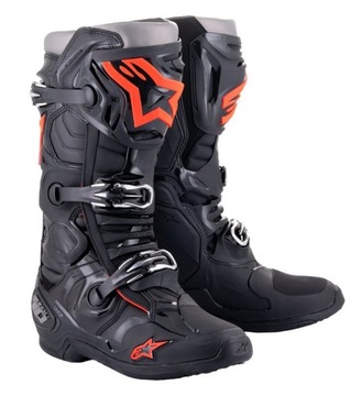 BUTY ALPINESTARS TECH 10 BLACK/FLUO RED 12