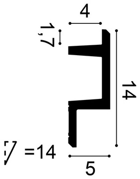 СВЕТОДИОДНЫЕ ПОТОЛОЧНЫЕ ПОЛОСЫ Светодиодный карниз C383 ORAC