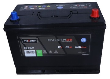 AKUMULATOR 12V 85AH/820A L- 306X173X225 EFB JAPAN