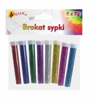 Brokat sypki w fiolkach 8 x 7g Shan
