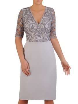 lucky1616 PIĘKNA SUKIENKA WESELE BAL 46-48 3XL-4XL