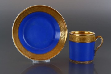 БАРАНОВКА - Чашка с блюдцем, около 1827 г.