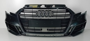 AUDI A3 8V 8V3 8V4 ZDERZAK PRZÓD PRZEDNI BLACK RADAR