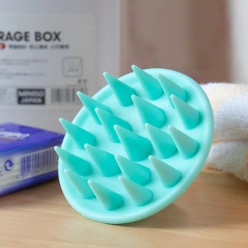 Щетка для кожи головы Силиконовый скребок для волос Щетка для душа Щетка для головы от перхоти Удалить полностью