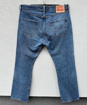 Levis 501 W34 L30 niebieskie spodnie jeansowe levi’s strauss