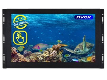 Monitor dotykowy open frame led 15cali vga hdmi bnc usb 12v 230v