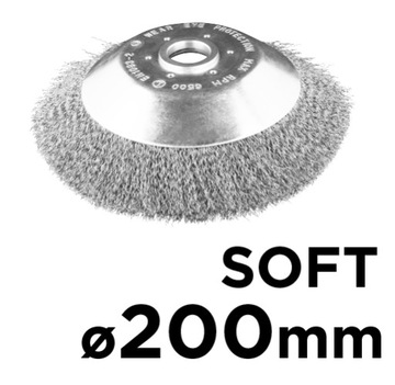 Głowica szczotka druciana druciak do kosy kostki