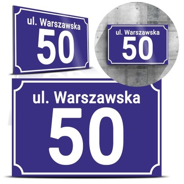 TABLICZKA na dom Tablica Adresowa NUMER DOMU wz 34
