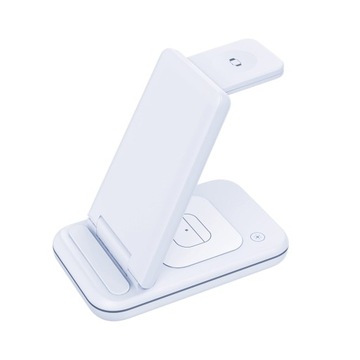 Ładowarka 3mk Hyper Wireless Charger 3w1 15W biała JAKOŚĆ