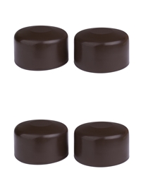 ZESTAW DASZKÓW, KAPTUREK BRĄZOWY, SŁUPEK 48mm 4szt