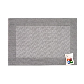 PODKŁADKA MATA stołowa NA STÓŁ pod talerz 30x45cm SREBRNA