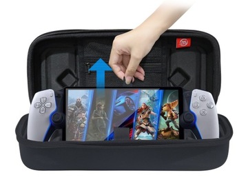 Zestaw 5w1 Futerał Etui Folia LCD Osłony Pady do Sony PlayStation PS Portal