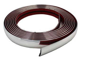 Listwa ozdobna taśma chromowana chrom 30 mm 5m dekoracyjna 30mm x 5 metrów