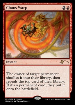 [MTG] Chaos Warp *FOIL, PROMO* (PMEI)