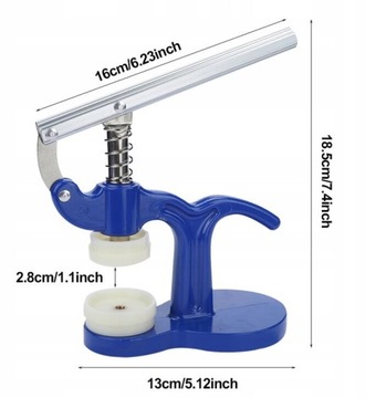 НАБОР ЧАСОВОГО ПРЕССА ДЛЯ ЗАКРЫТИЯ КРЫШЕК