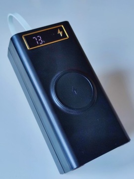 Powerbank TechPower 235 Втч 75 600 мАч PD QC Qi LCD LED 25 Вт