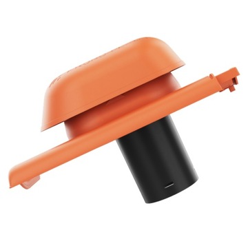 Kominek sanitarny odpowietrzający fi150 ALEGRA 9 CIEMNOBRĄZOWA SZLACHETNA