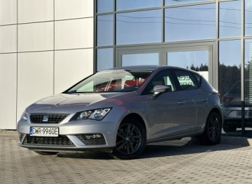 Seat Leon III Hatchback Facelifting 1.4 TSI 125KM 2018 Seat Leon Salon PL! LED, Klima, Grzane fotele, Tem