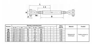 ТРУБНЫЙ ВИНТ ДУЖКА+ДУЖКА M20