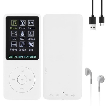 ODTWARZACZ MP3 BLUETOOTH5.0 WALKMANA RADIO ZESTAW