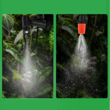 УВЛАЖНИТЕЛЬ ДЛЯ РЕПТИЛИЙ УВЛАЖНИТЕЛЬ ДЛЯ ТЕРРАРИУМА 2 РЕГУЛИРУЕМЫЕ НАСАДКИ 360°