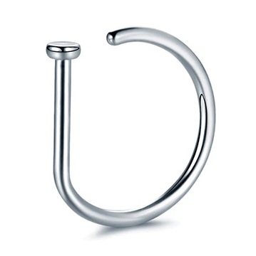 KOLCZYK DO NOSA NOSTRIL KÓŁKO D-RING 1,0/9 TYTANOWY