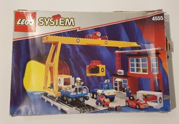 Lego System, Legoland, Cargo Station 4555, Train, 9V