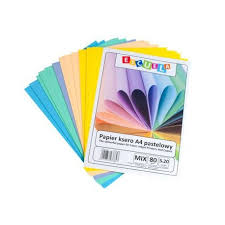 Papier Ksero A4 80g Escuela 100 Mix Pastel