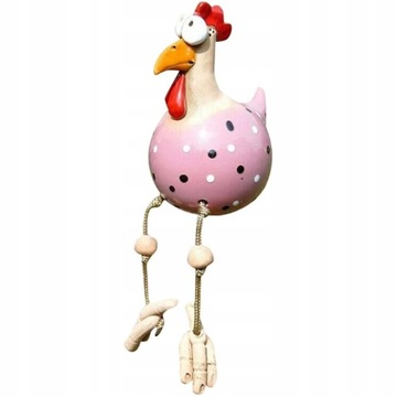 FIGURKA OGRODOWA OZDOBA KURCZAKIEM 25CM