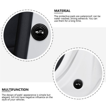 НАКЛЕЙКА АНТИКОЛЛИЗИЯ, АНТИВОЗВРАТКА на двери автомобиля, ЗВУЧАНИЕ, 12 шт.