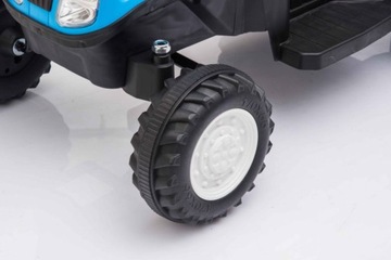 TRAKTOR NA AKUMULATOR Z PRZYCZEPĄ NIEBIESKI