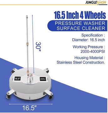 T-Racer 33 szczotka KOSTKI BRUKU do KARCHER HD HDS, Nilfix, Stihl, Kranzle