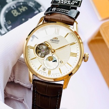 ORIENT Sun & Moon Open Heart RA-AS0010S10B