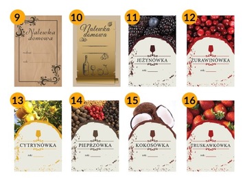 Наклейки на бутылки с настойкой! 64 новых дизайна! 2 шт!