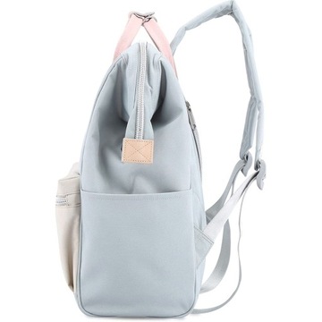 Рюкзак-самолет Himawari Sorrel HM1881 для ноутбука 13.3 USB сине-бежевый