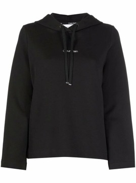Calvin Klein czarna bluza damska z kapturem XL